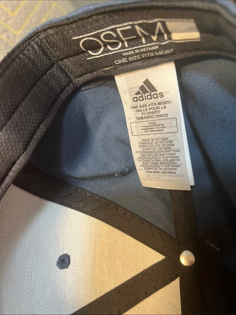 Adidas Camo Flatbrim Trucker Golf hat